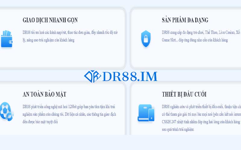 DR88 nhà cái uy tín số 1 hiện nay